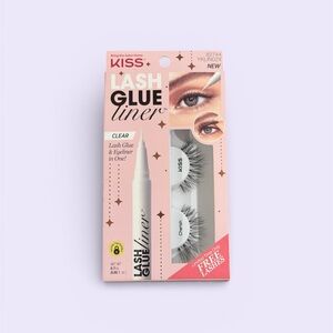 KISS Clear Lash Glue Liner with Free Lashes